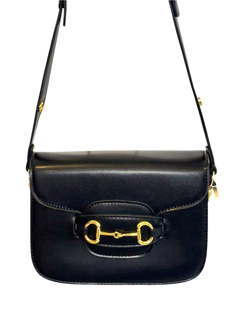 BOUTIQUE Beautiful Saddle Bag w/horsebit detail - NWT